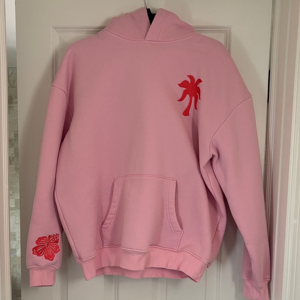 Pink Palm Puff Women’s hoodie size M